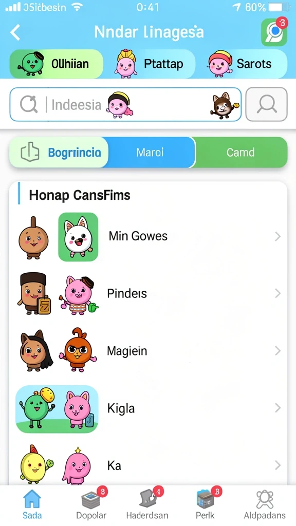 anoboy - Tangkapan layar ANOBOY yang menunjukkan petualangan seru di level satu.
