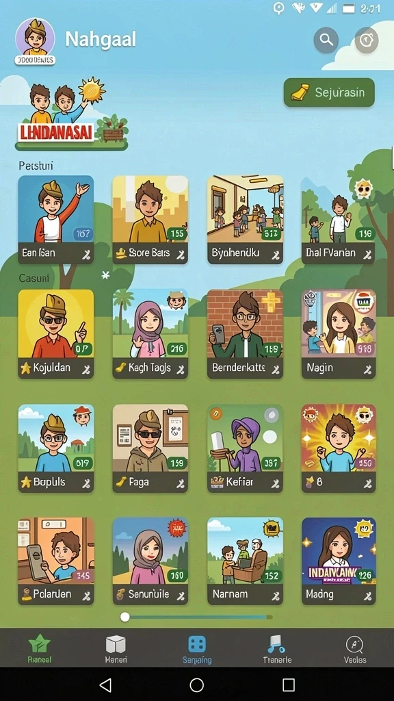 anoboy - Ilustrasi dari item power-up yang membantu karakter Anda.