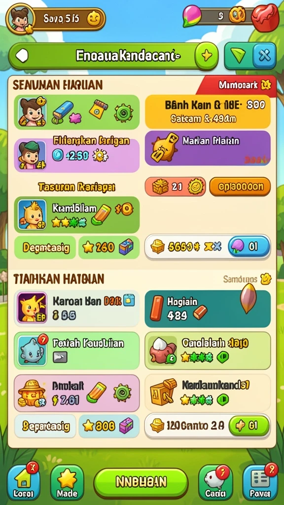 gatotkaca123 - Tangkapan layar dari salah satu level sulit yang menantang.