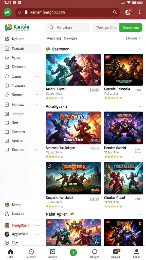kagandan - Fitur leaderboard untuk bersaing dengan teman.