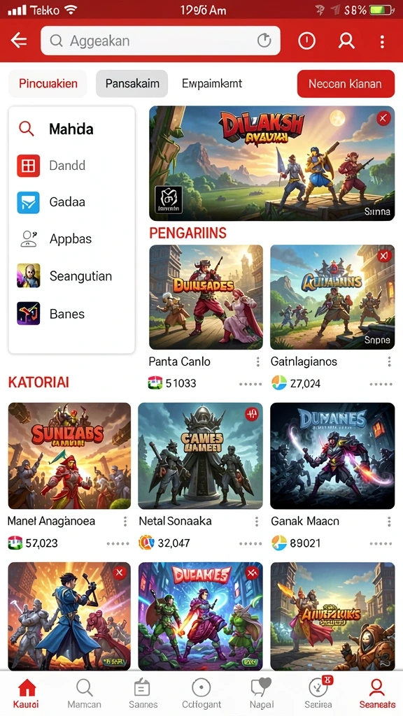supraslot - Tampilan antarmuka yang menarik dan mudah digunakan.